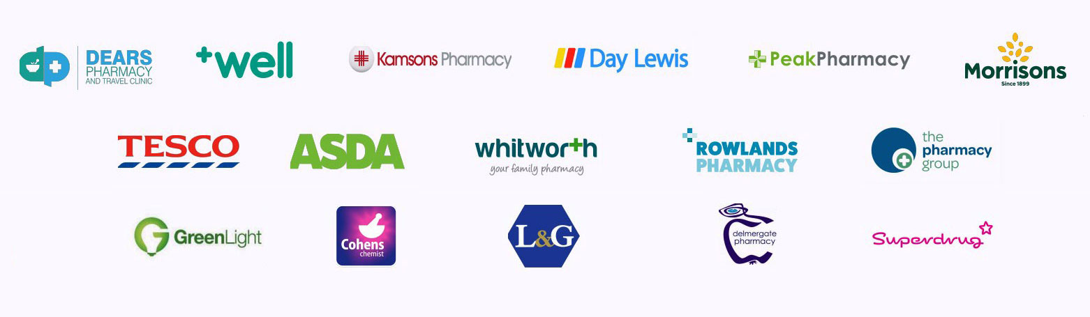 Choose from over 3,500 pharmacy partners using our “find a pharmacy” search function